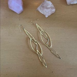 Gorjana Gold statement earrings